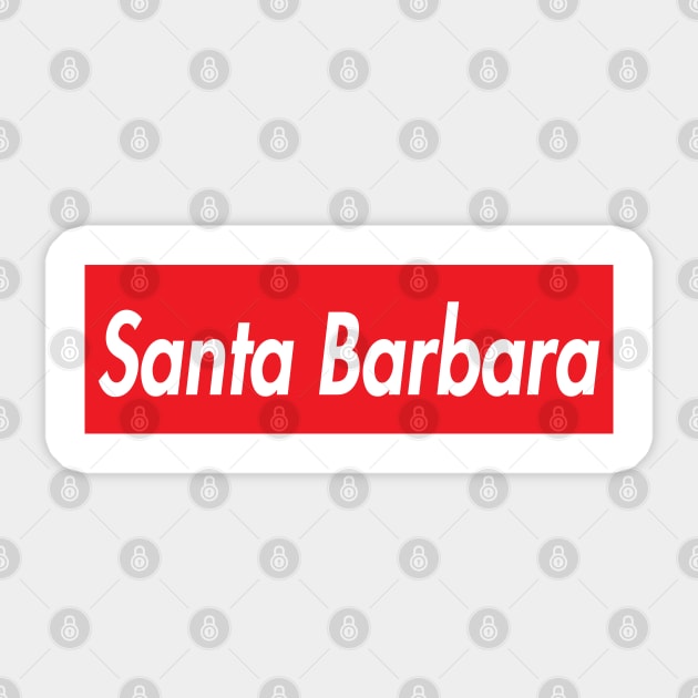 SANTA BARBARA SUPER USA LOGO Sticker by elsa-HD
